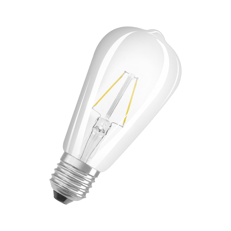 Osram 7W Parathom Clear LED Edison Bulb GLS ES/E27 Very Warm White - 972834, Image 2 of 2